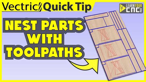 nesting paths for cnc template